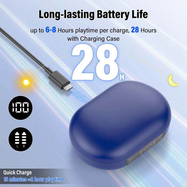 STECEi Open Ear Headphones, Bluetooth 5.4 Wireless Earbuds with Adjustable Ear Hooks, Powerful Sound, Air Conduction Earbuds with Mic, 36H playtime, Ultra-Comfort, IPX7 Waterproof Sports Earphones