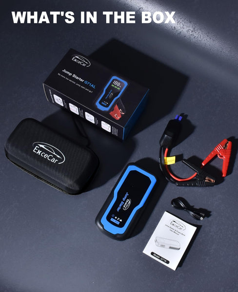 lifBetter 3500A Portable Jump Starter Power Pack, 12V Car Battery Booster Jump Starter Power Pack(Up to 10.0L Petrol and 6.5L Diesel Engines) with LCD Screen, 3 modes LED Flashlight (3500A)