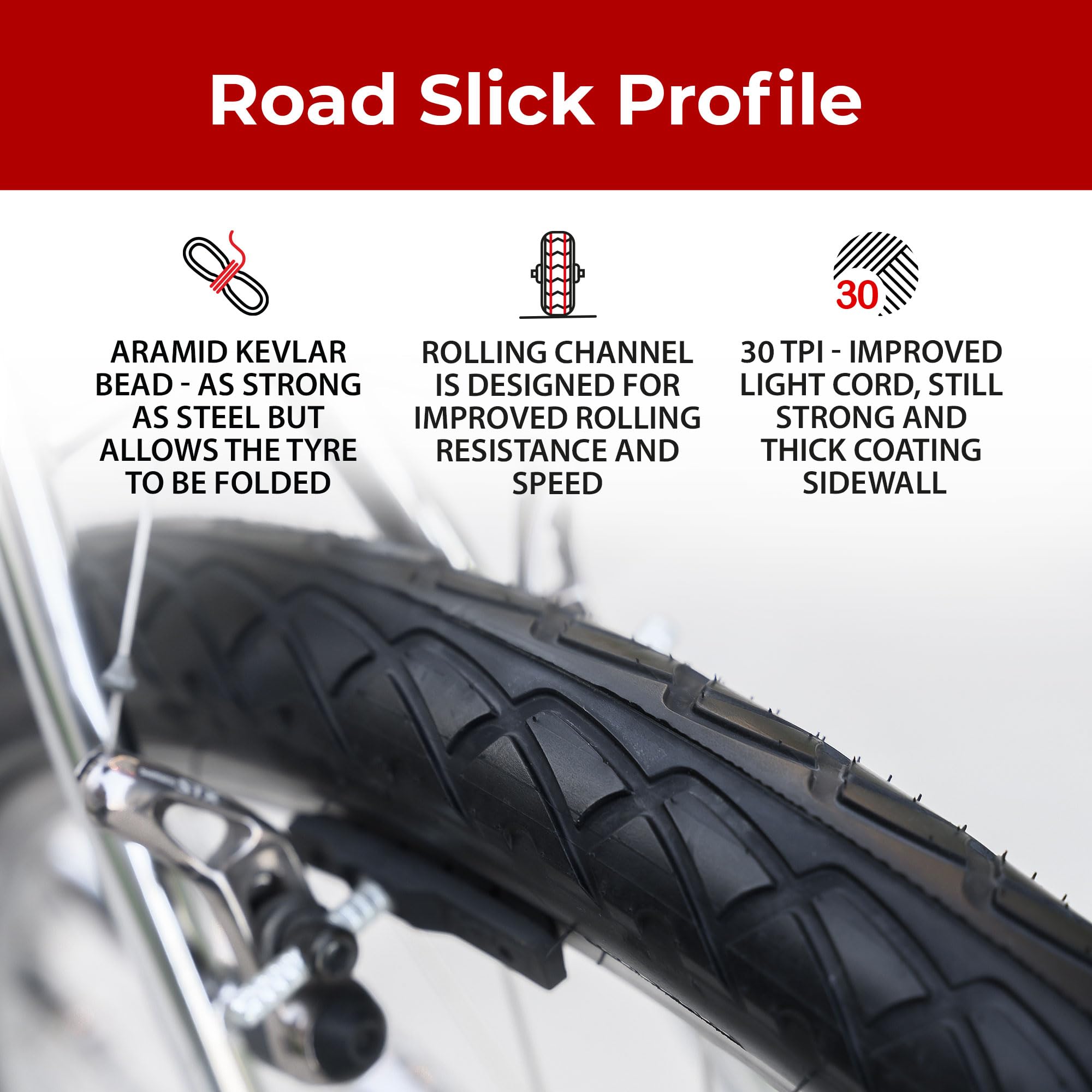 Fincci Set 26 x 1.95 Inch Slick Tyres with 3mm Antipuncture Protection and Schrader Inner Tubes for Cycle Road Mountain MTB Hybrid Bike Bicycle (Pack