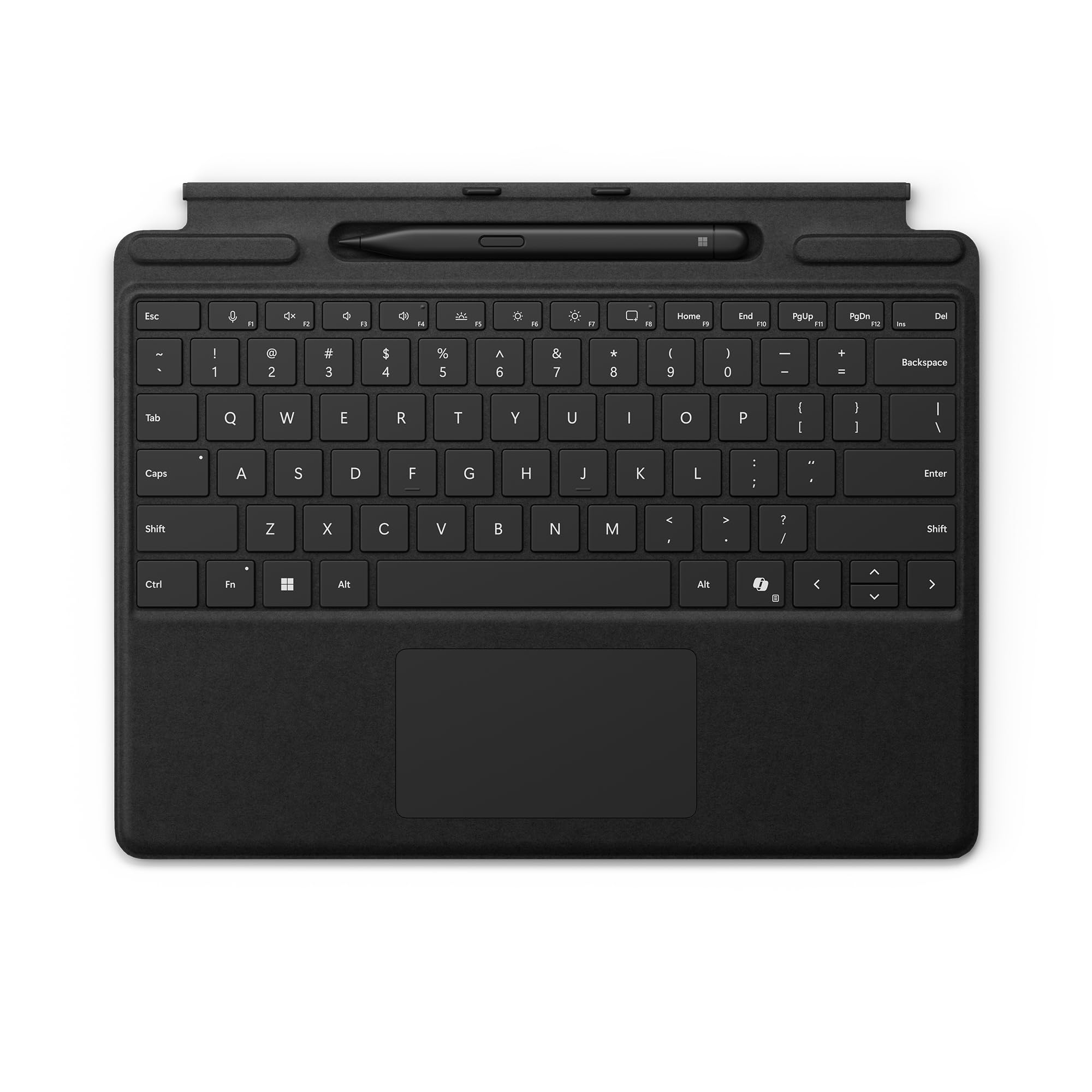 Microsoft Surface Pro Flex Keyboard with Slim Pen | Black | 2-in-1 Alcantara® Keyboard for Surface Pro Windows 11 Copilot+ PC