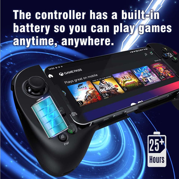 ShanWan Mobile Gaming Controller for Android/iOS, Phone controller for iPhone15, Bluetooth connection, PS Remote Gaming Xbox Cloud Steam Link GeForce NOW MFi Apple Arcade Gaming