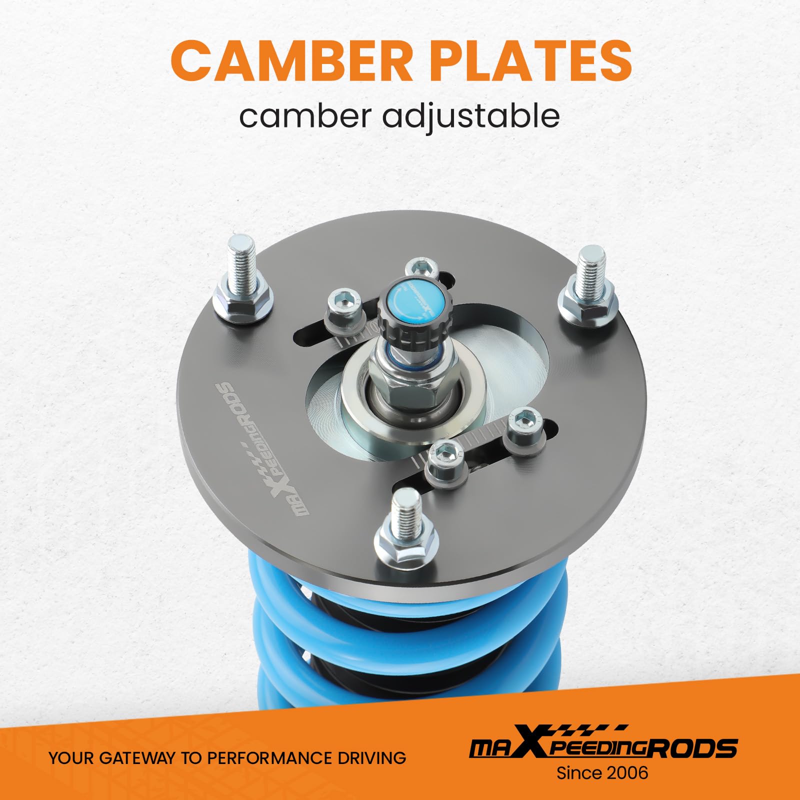 maXpeedingrods Coilovers Shock Suspension for BMW E46 3 Series 316i 318i 320i 323i 325i 328i 330i 1998-2006 - Red