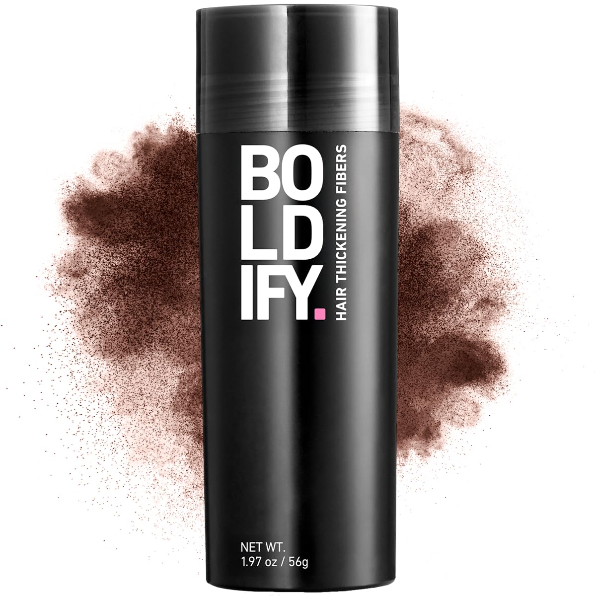 BOLDIFY Hair Fibres (56g) - Fill In Thinning and Fine Hair for an Instantly Fuller, Thicker Look - 14 Shades for Women and Men - Medium Brown
