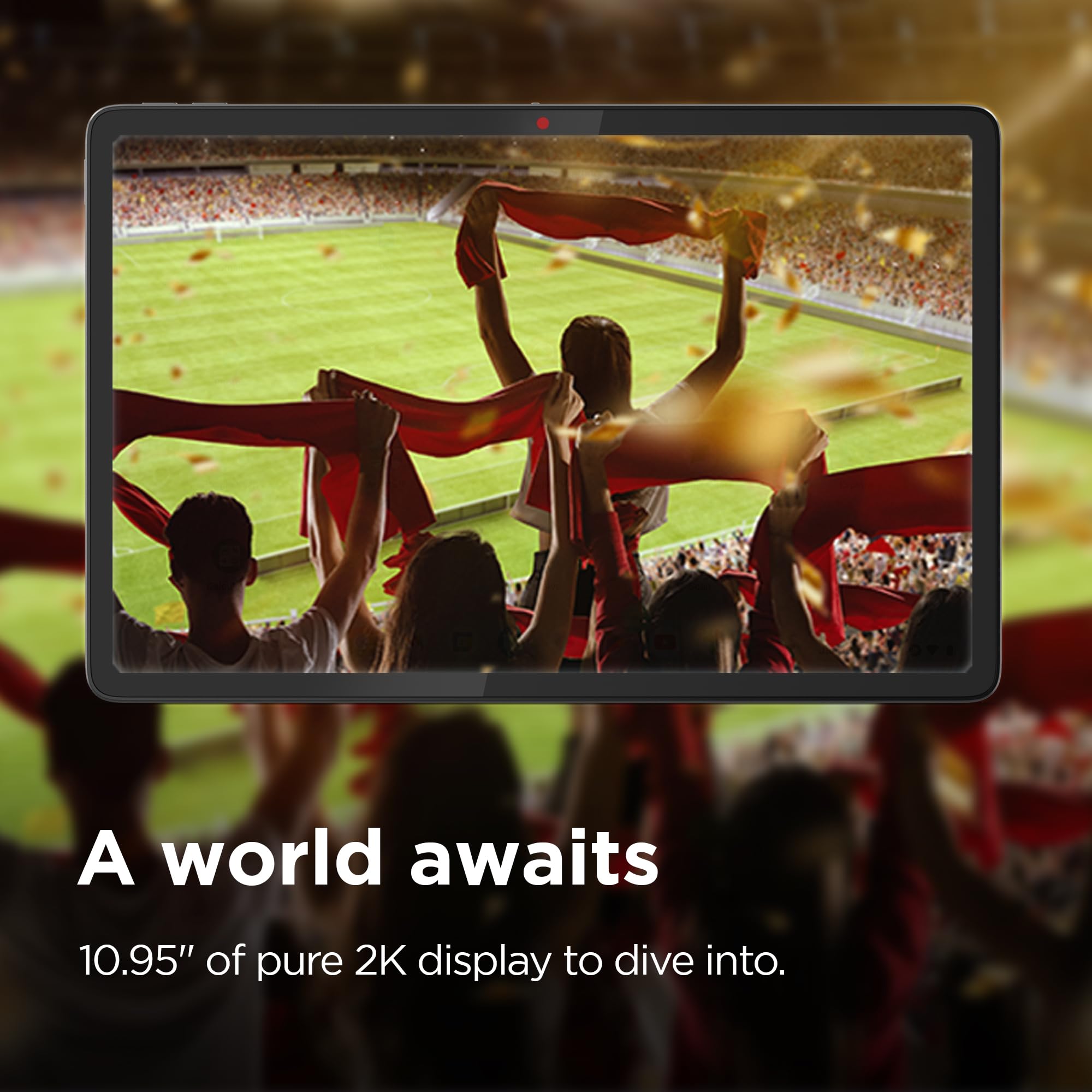 Lenovo IdeaPad Duet 3 Chromebook 10.95 Inch 2K Tablet (Qualcomm Snapdragon 7c Gen 2, Octa-core 2.55GHz, 4GB RAM, 128GB eMMC 5.1, ChromeOS) - Misty Blue