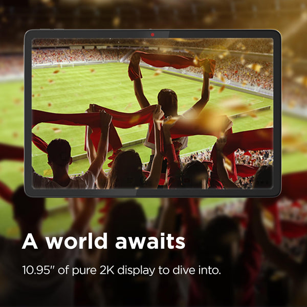 Lenovo IdeaPad Duet 3 Chromebook 10.95 Inch 2K Tablet (Qualcomm Snapdragon 7c Gen 2, Octa-core 2.55GHz, 4GB RAM, 128GB eMMC 5.1, ChromeOS) - Misty Blue