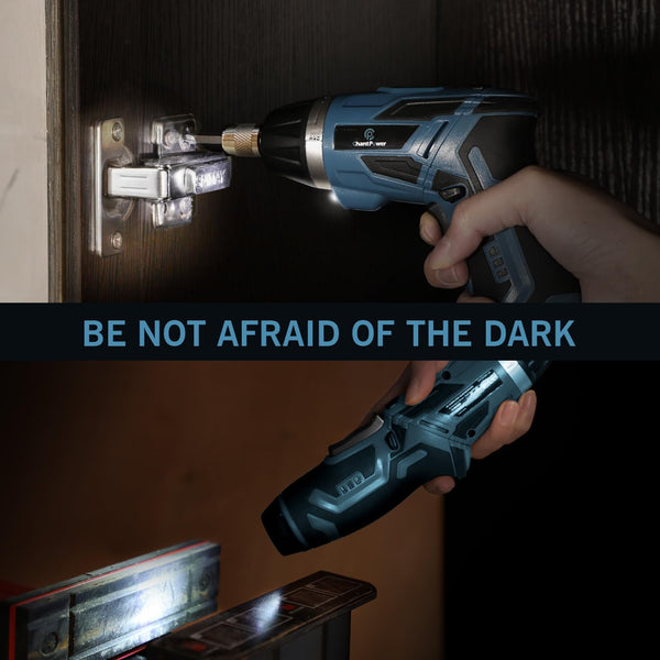 C P CHANTPOWER Drill Bit Sets and Screwdriver Bit Sets with Case for Drilling Wood, Plastic, Soft Metal, 41 Pieces