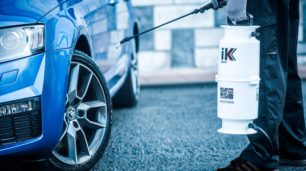 Goizper IK MULTI 9 - Acid-Resistant Pressure Sprayer - Metal Handle - Safety Valve - Shoulder Strap - 9L Tank - For Cleaning and Garden Products