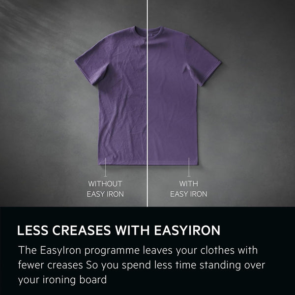 AEG 5000 Series Freestanding Washing Machine LFX50942B, Front Loading Full Size, 9kg, 1400 rpm, AntiAllergy Program, Quick Wash, TimeSave to Adjust Washing Cycles, Class A, White