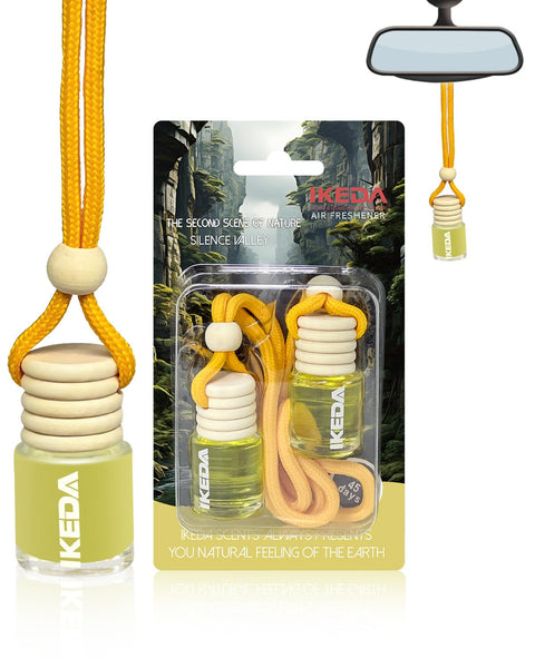 Ikeda scents Ikeda Car Air Fresheners | Automotive Hanging Pendant | Auto Perfume Diffuser with Real Oil | Strong and Long Last Fragrance | Fresh Smell Cover Odours | Car Accessories for Men Women