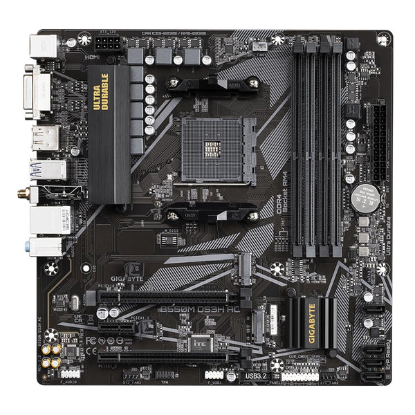 Gigabyte B550 AORUS ELITE V2 Motherboard - Supports AMD Ryzen 5000 Series AM4 CPUs, 12+2 Phases Digital Twin Power Design, up to 4733MHz DDR4 (OC), 2xPCIe 3.0 M.2, 2.5GbE LAN, USB 3.2 Gen1