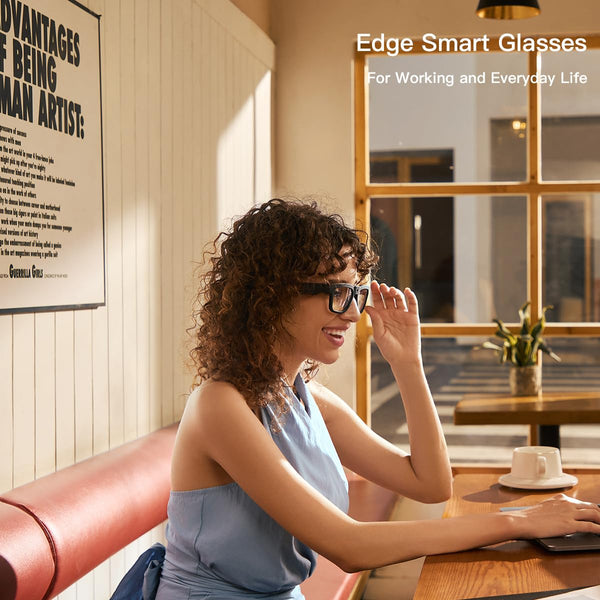 OhO Smart Glasses,128G Camera & Bluetooth Sunglasses with Open Ear Speaker Headset Headphone, Indoor&Outdoor Sports,Polarized UV Protection,For Men Women