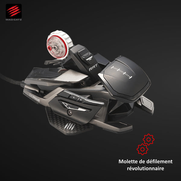 MAD CATZ R.A.T. 8+ Gaming Mouse (USB/Black/16000dpi/11 Buttons) - MR05DCINBL000-0
