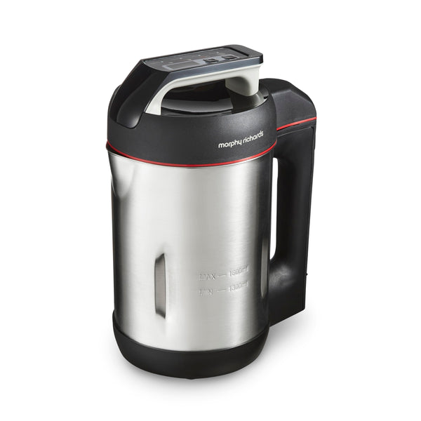 Morphy Richards Saut & Soup Maker, 1.6L, 4 Settings, Smooth, Chunky, Juice, Blend Pause Function, Family Size, Non-Stick Coated Jug, Detachable Power