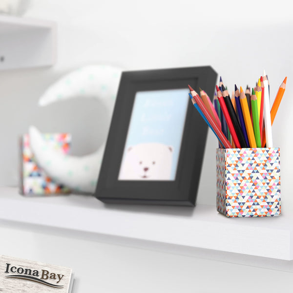 Icona Bay 36 Inch (91 cm) Floating Shelves for Wall, Set of 3 in Powder White, Modern Rustic Style, Wall Mounted Display Shelves, Picture Ledges