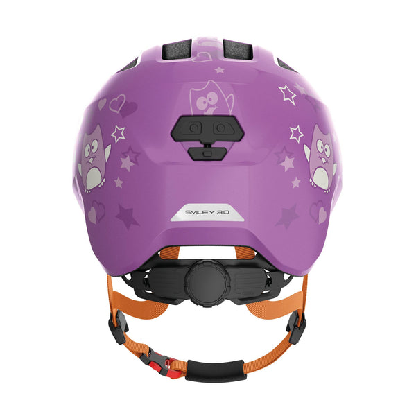 ABUS Smiley 3.0 children's helmet - bike helmet with a low fit, child-friendly designs and space for a pigtail - for girls and boys