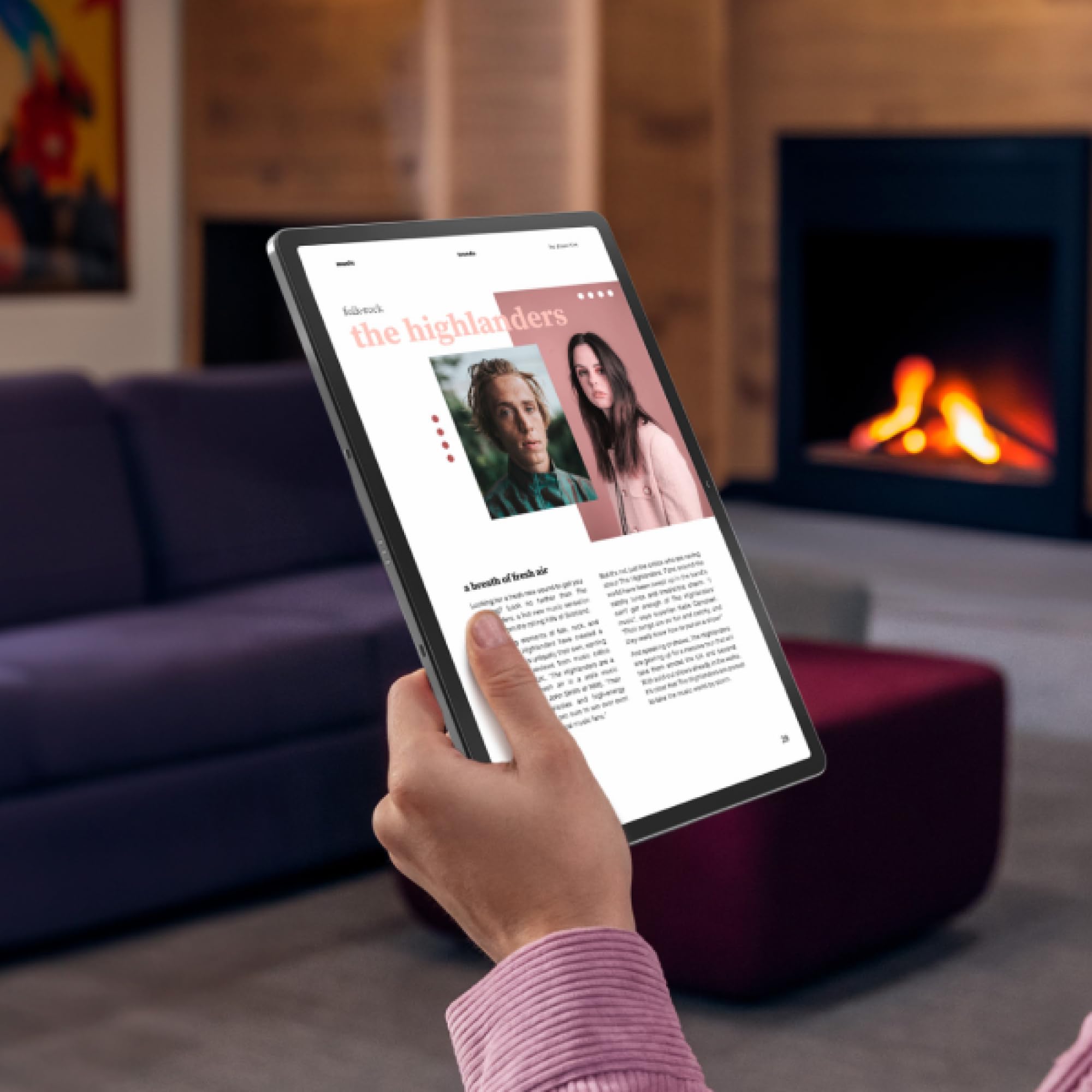 Lenovo Tab M9 Android tablet | 9-inch HD | 32GB | Clear Case + Film | WiFi | 3GB RAM | Arctic Grey | Designed for portable entertainment