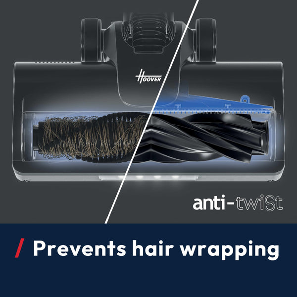 Hoover HF1 Plus Cordless Stick Vacuum Cleaner with Turbo Suction Mode, Up to 45 Min Runtime, Rechargable, Multi-Floor Nozzle, Anti Hair Wrap, Handheld Capability, 165w [HF1PZ10H]