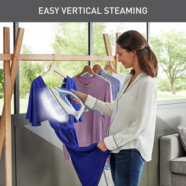 Tefal Pro Express Ultimate II, GV9710, High Pressure Steam Generator Iron, 2700W, 580g/min Steam Boost, 155 g/min cont. steam output, 7.6 Bar Pressure, GV9710 Pro Express Ultimate II, Blue & White