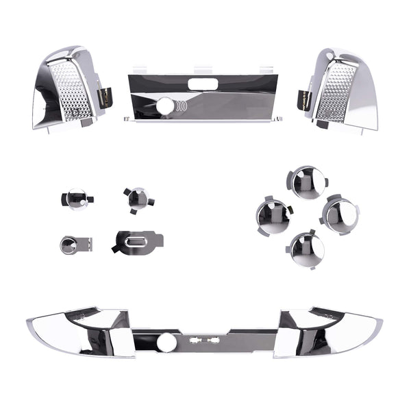 eXtremeRate Chameleon Purple Blue Buttons for Xbox One Elite Series 2 Controller, LB RB LT RT Bumpers Triggers ABXY Start Back Sync Profile Switch Keys for Xbox Elite Series 2 Core Controller