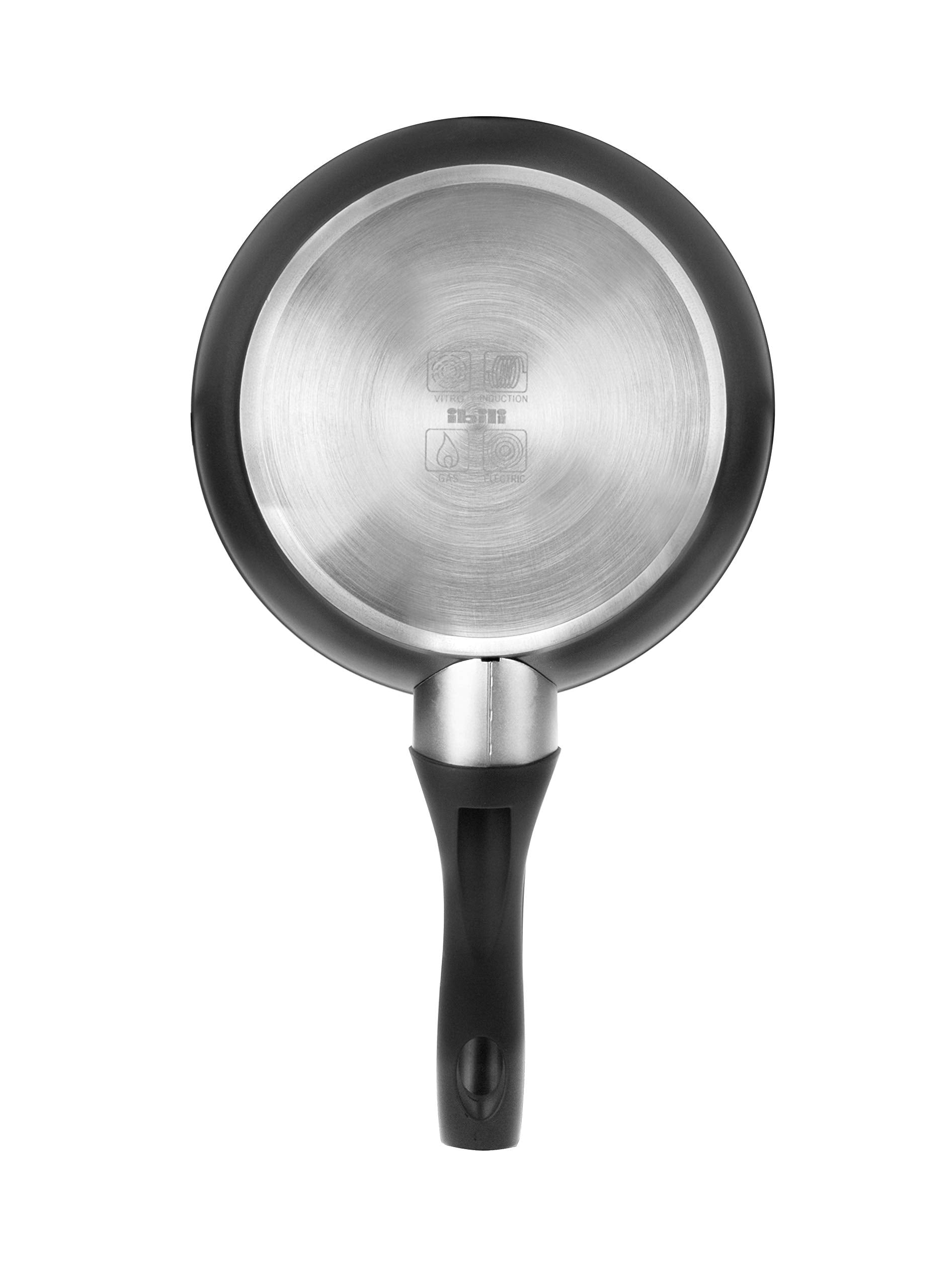 IBILI 440020 Frying pan Natura 20 cm, Aluminium, Black
