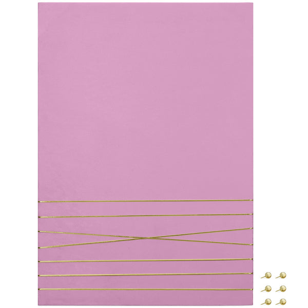 Navaris Photo Pin and Clip Board - 70 x 50cm - Velvet Board for Hanging, Pinning, Displaying Photos, Pictures for Bedroom - Contemporary Pinboard -