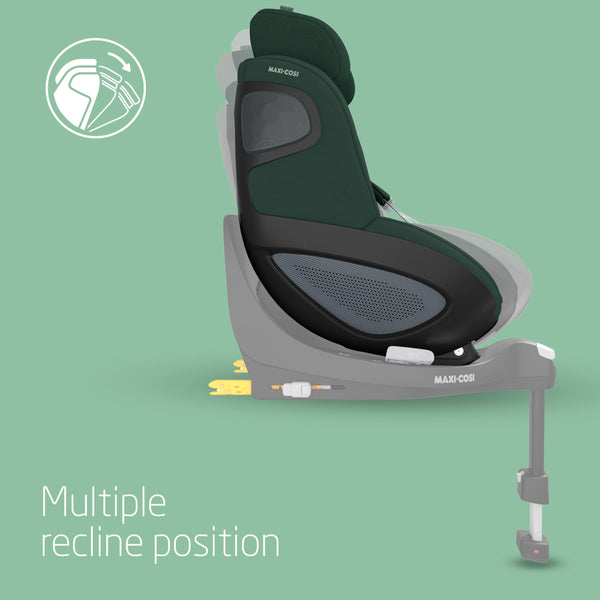 Maxi-Cosi FamilyFix 360 i-Size Base, Rotating Car Seat System, 360 Swivel ISOFIX Base, 0-4 Years (40-105 cm), One-Hand FlexiSpin Rotation, TravelSafe Rotation Control, Click & Go, Black