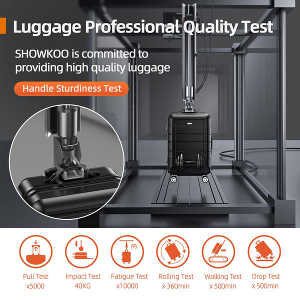 SHOWKOO Suitcase Large 28-Inch Expandable PC+ABS Hard Shell Travel Luggage Lightweight Durable High Capacity with Double Spinner Wheels TSA Lock, 28" Green