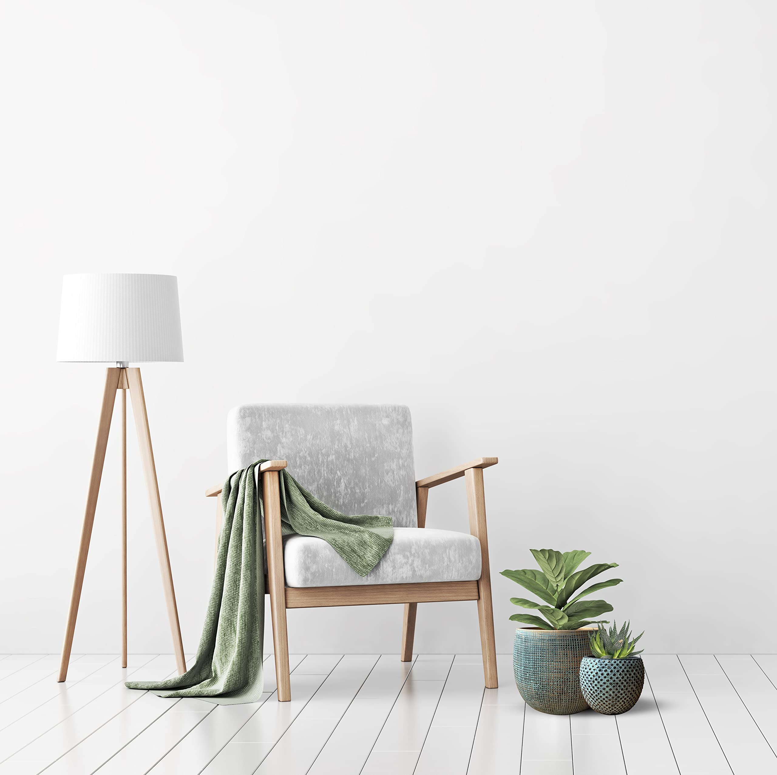 Ceramic Green Gold Plant Pot Set 2-17 and 14cm Teal Gold Indoor Planters Cement Outdoor Flower Pots