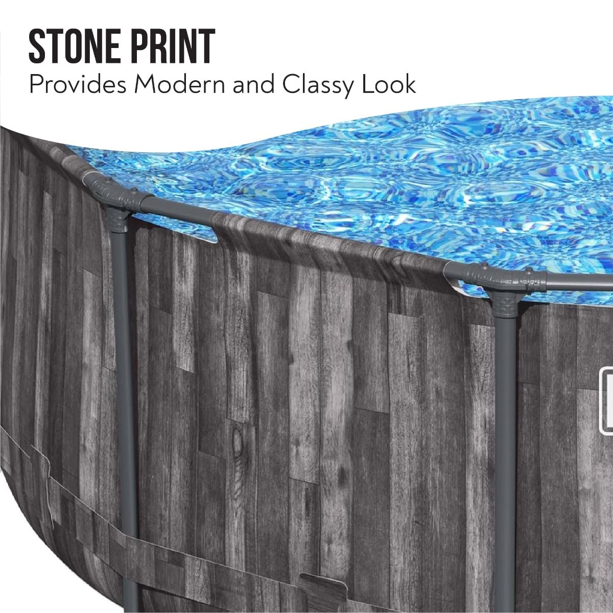 Bestway, Steel Pro Pool Max Swimming Pool, Above Ground Swimming Pool, Metal Frame Pool, 12ft