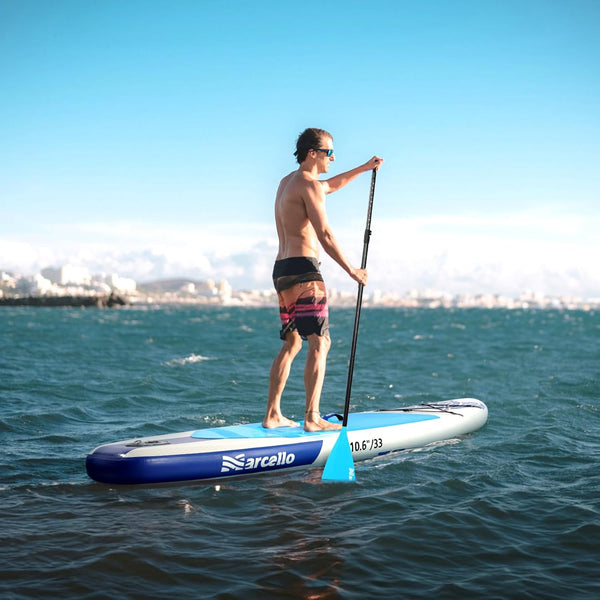 Inflatable Stand UP Paddle Board, 10’6 x 33” x 6” Paddle Board with Backpack, Pump, non slip Mat, Phone Case Ultra-Light Paddle Boards for Adults