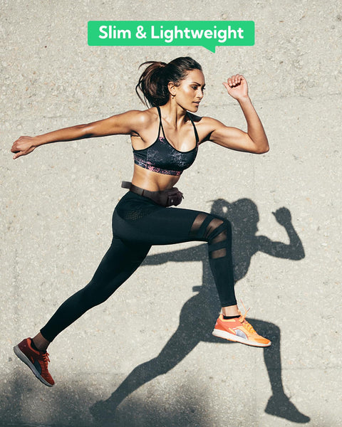 Waterfly Waist Bag Pack Slim Water Resistant Fanny Pack Travel Bum Bag Running Belt for Traveling Cycling Hiking Camping