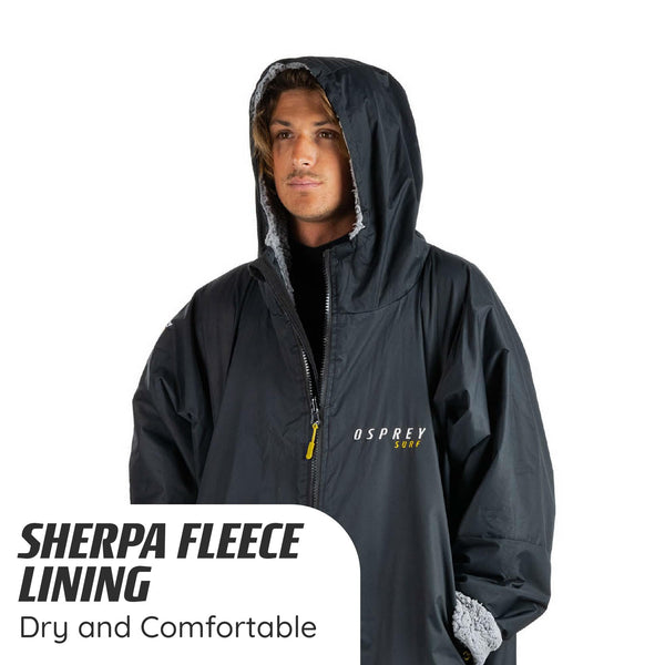 Osprey Changing Robe for Kids and Adults, Waterproof Changing Robe, Swimming and Beach Robe, Unisex, Multiple Colours