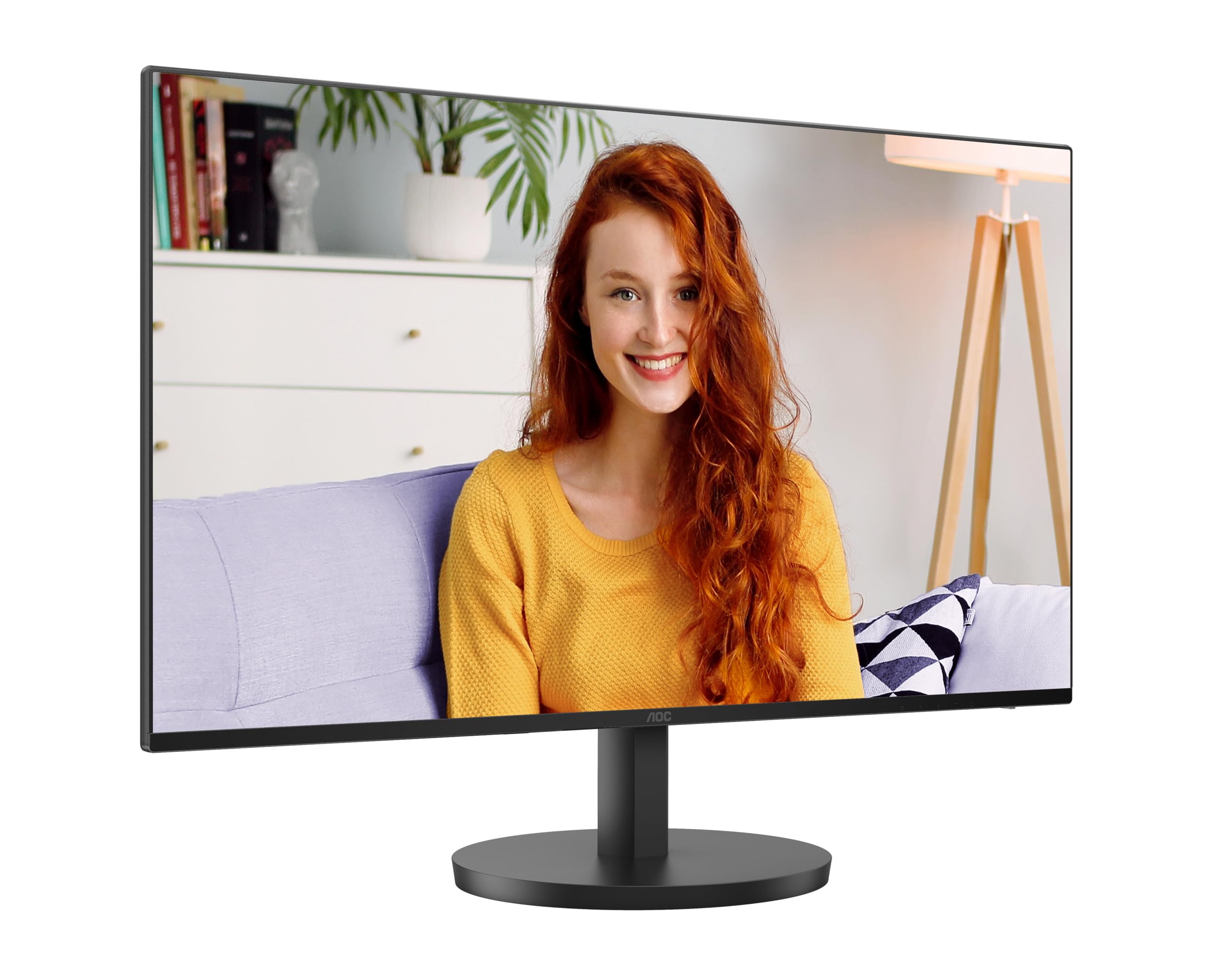 AOC 27B3CA2 - 27 Inch FHD Monitor, 100Hz, IPS, Speakers, USB-C Connectivity, FlickerFree, Adaptive Sync, LowBlue (1920 x 1080, 250 cd/m2, HDMI 1.4 / USB-C 65W Power delivery)