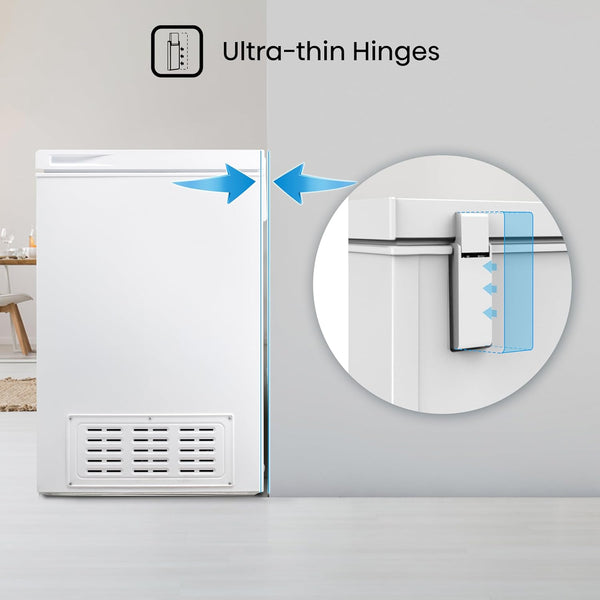 Hisense FC386D4AWLE 297Litres Freestanding Chest Freezer, 4 Star Freezer Rating, E Rated in White