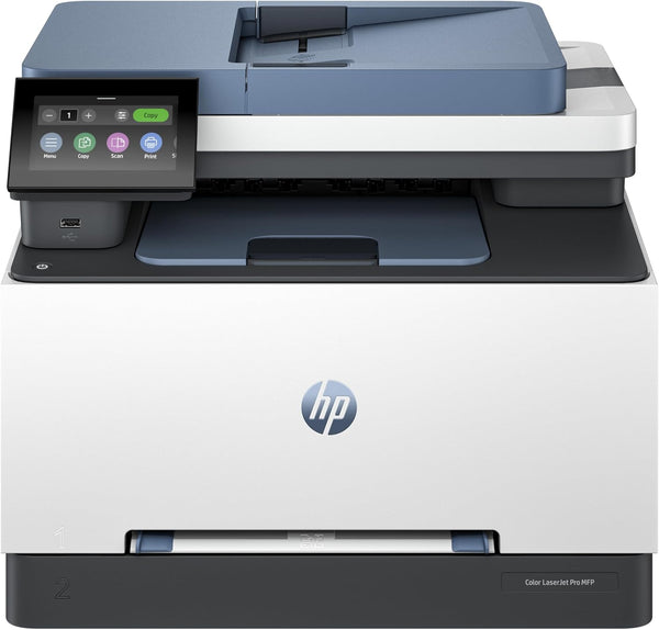 HP LaserJet Pro MFP 3302fdw Laser Printer | Colour | Printer for Small Medium Business | Print, Scan, Copy, Fax | Automatic document feeder | 2-Sided Printing | Wireless | Front USB port | Touchscreen