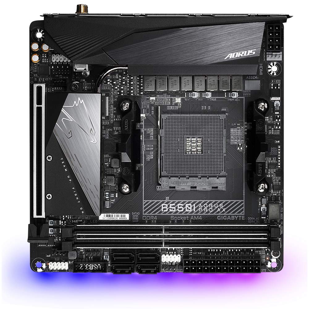 Gigabyte B550 AORUS ELITE V2 Motherboard - Supports AMD Ryzen 5000 Series AM4 CPUs, 12+2 Phases Digital Twin Power Design, up to 4733MHz DDR4 (OC), 2xPCIe 3.0 M.2, 2.5GbE LAN, USB 3.2 Gen1