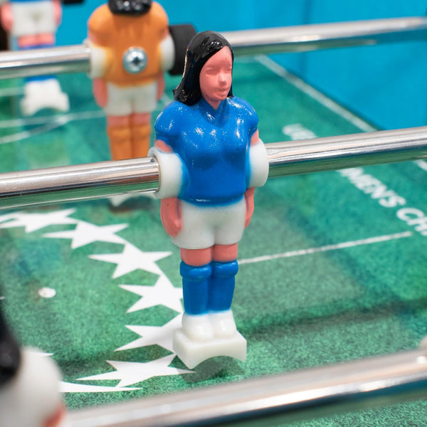 UEFA Women's Champions League 20-Inch Mini Table Football - UWCL Officially Licensed Merchandise, Compact Design, Family Entertainment, Sturdy Build Quality, Suitable for Kids & Adults