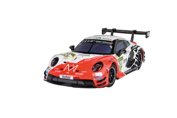 50051006 Porsche 911 GT3 R White Lightning 1:50 Scale AI-Supported Race Car with Working Lights & USB-C Charging