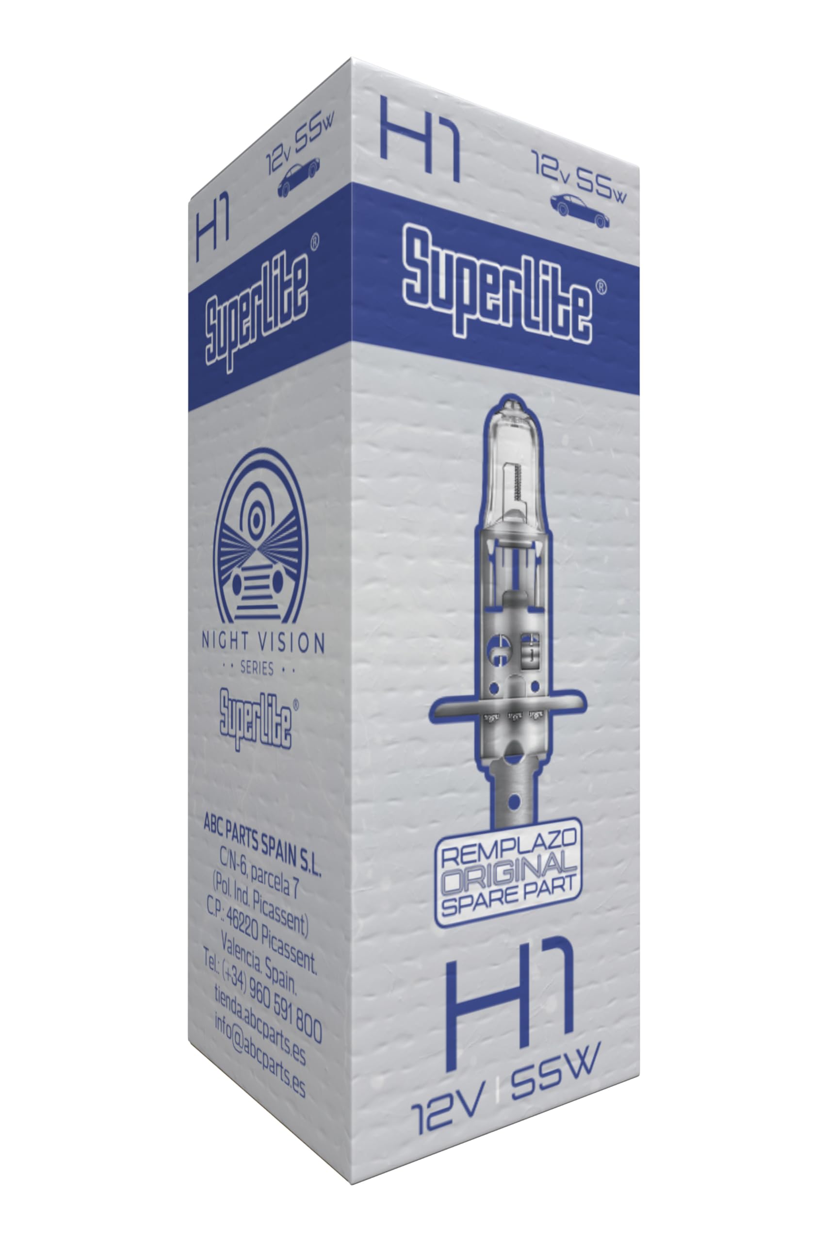 Superlite Set of 2 T10 Bulbs with 18 Leds from the Blue Series range. CanBus Technology and 6500K Colour Temperature. Ideal for Car and Truck.