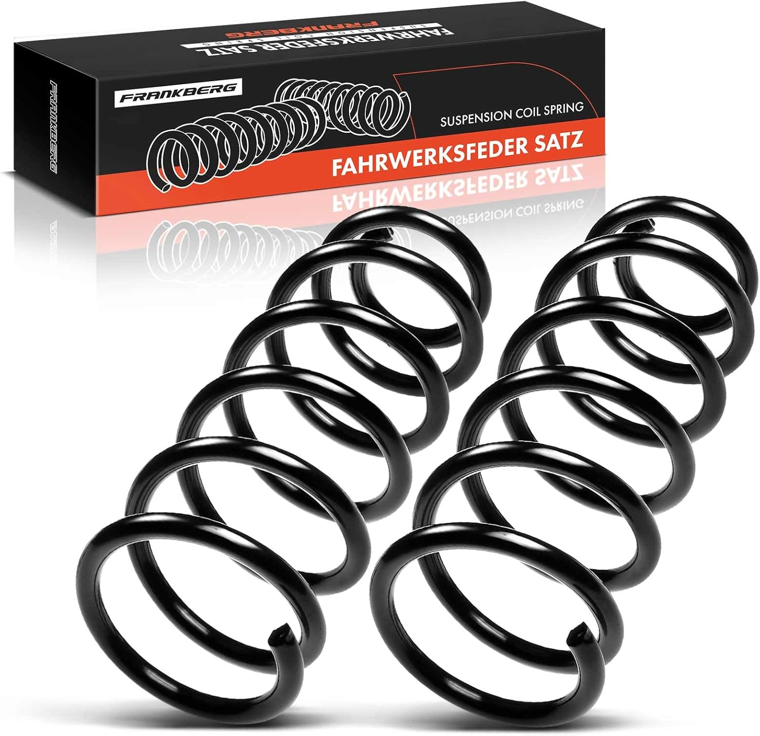 Frankberg 2x Coil Spring Rear axle Compatible with M.i.n.i R50 R53 C.o.o.p.e.r 1.6L 2001-2006