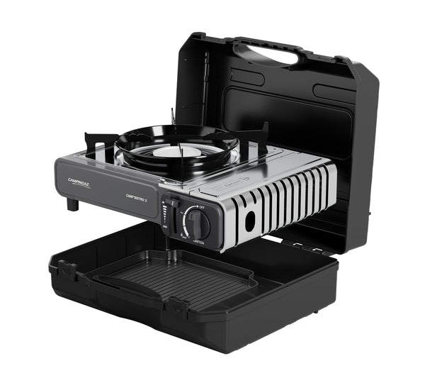 Campingaz Camp Bistro Stove, 1 burner, camping stove, 2200-watt capacity, compact outdoor cooker, includes carry case for easy transport