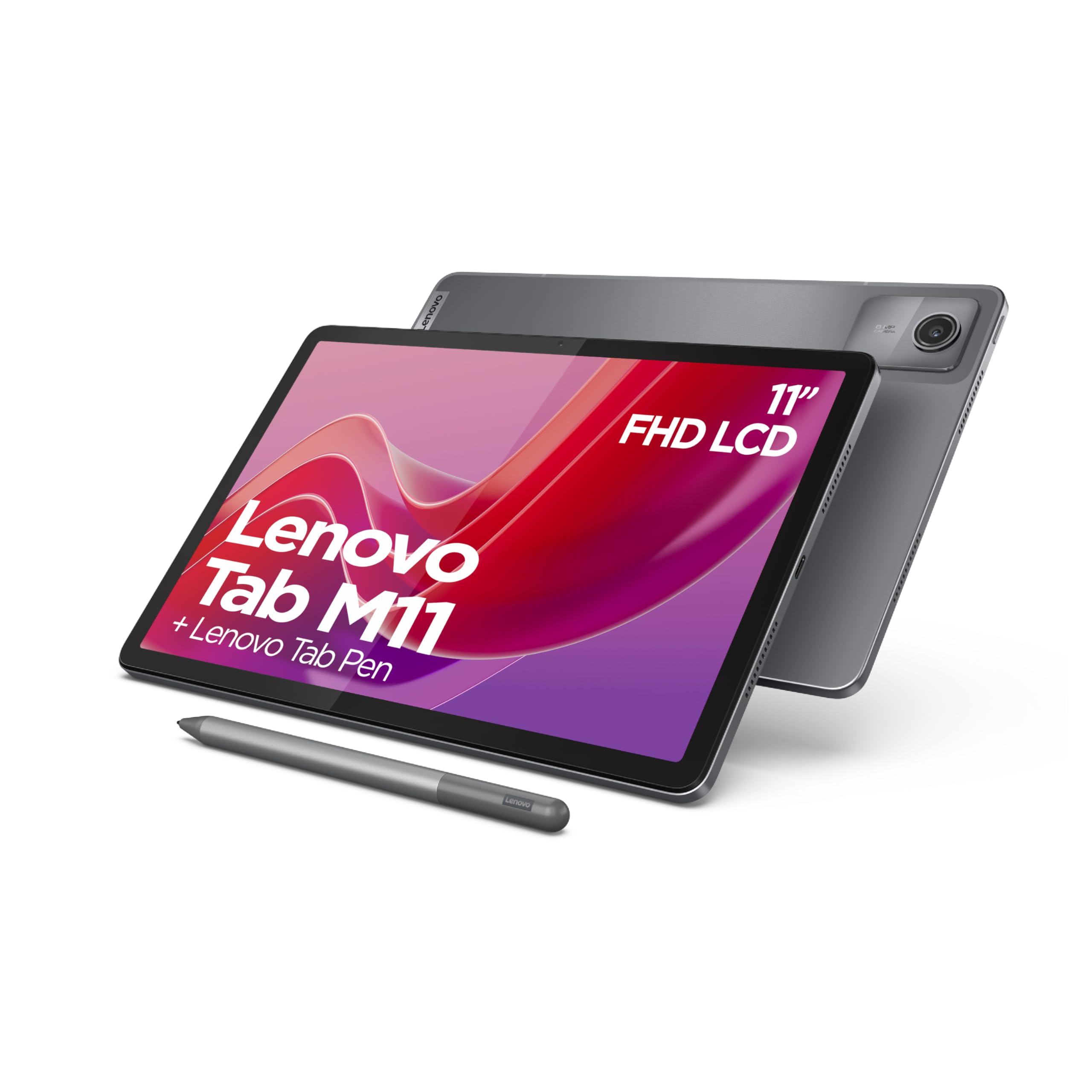 Lenovo Tab M9 Android tablet | 9-inch HD | 32GB | Clear Case + Film | WiFi | 3GB RAM | Arctic Grey | Designed for portable entertainment