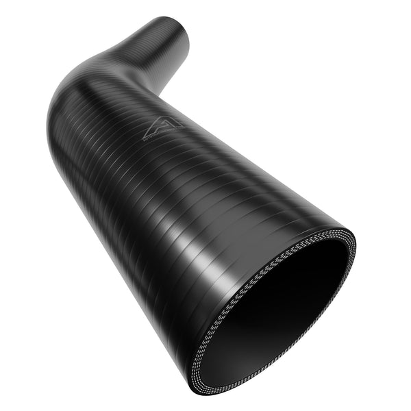 57mm Internal Diameter Black 90 Degree Silicone Elbow Hose