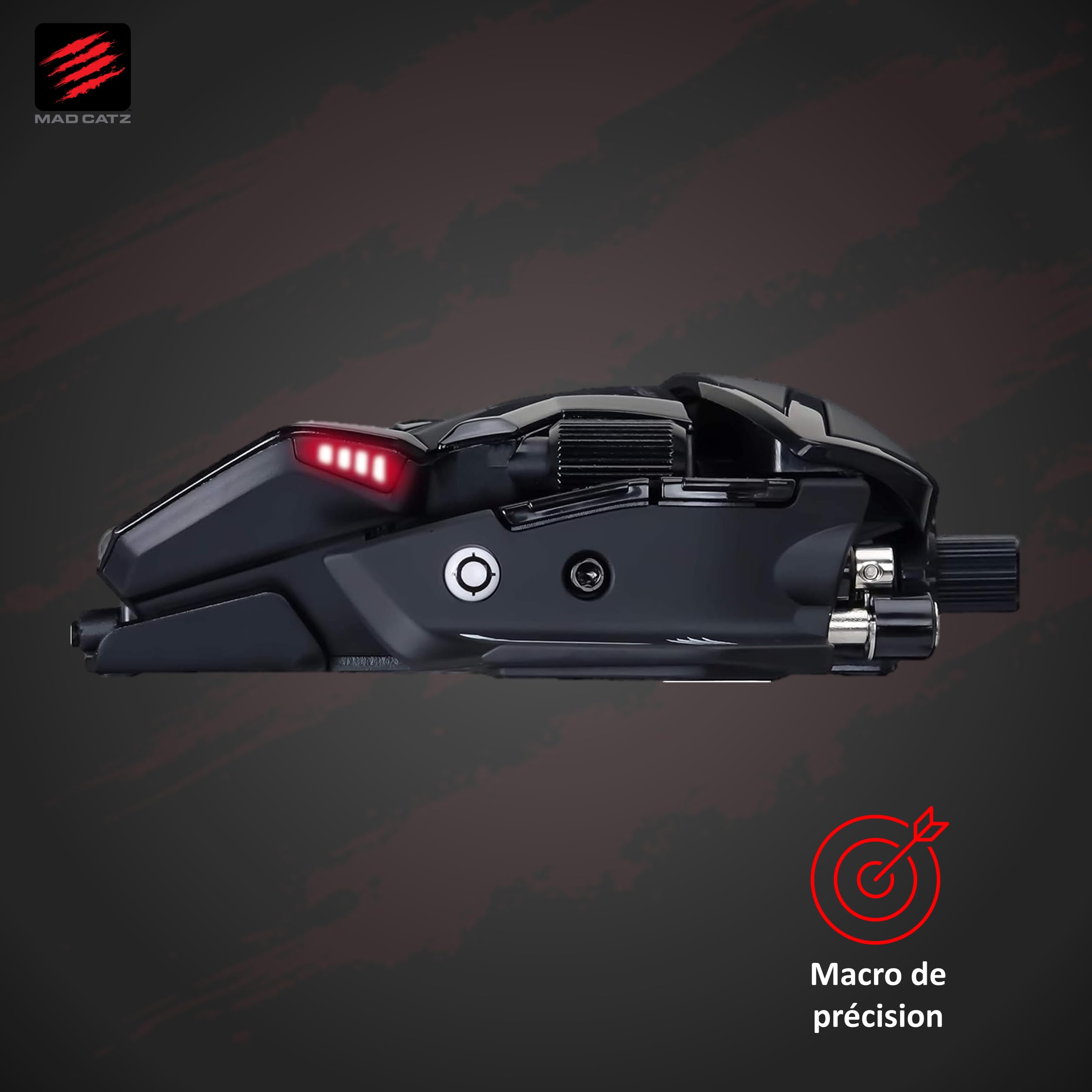 MAD CATZ R.A.T. 8+ Gaming Mouse (USB/Black/16000dpi/11 Buttons) - MR05DCINBL000-0
