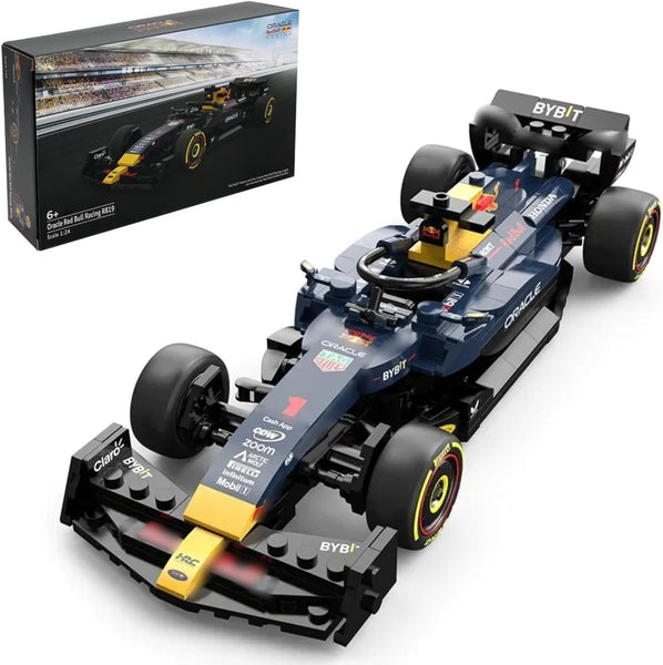 highdar 1:24 Scale F1 RB19 Race Car Model Building Kit, Formula One Collectible Sports Car Construction Set, Sports Car Construction Set Gift for Kids and Adults Age 6+