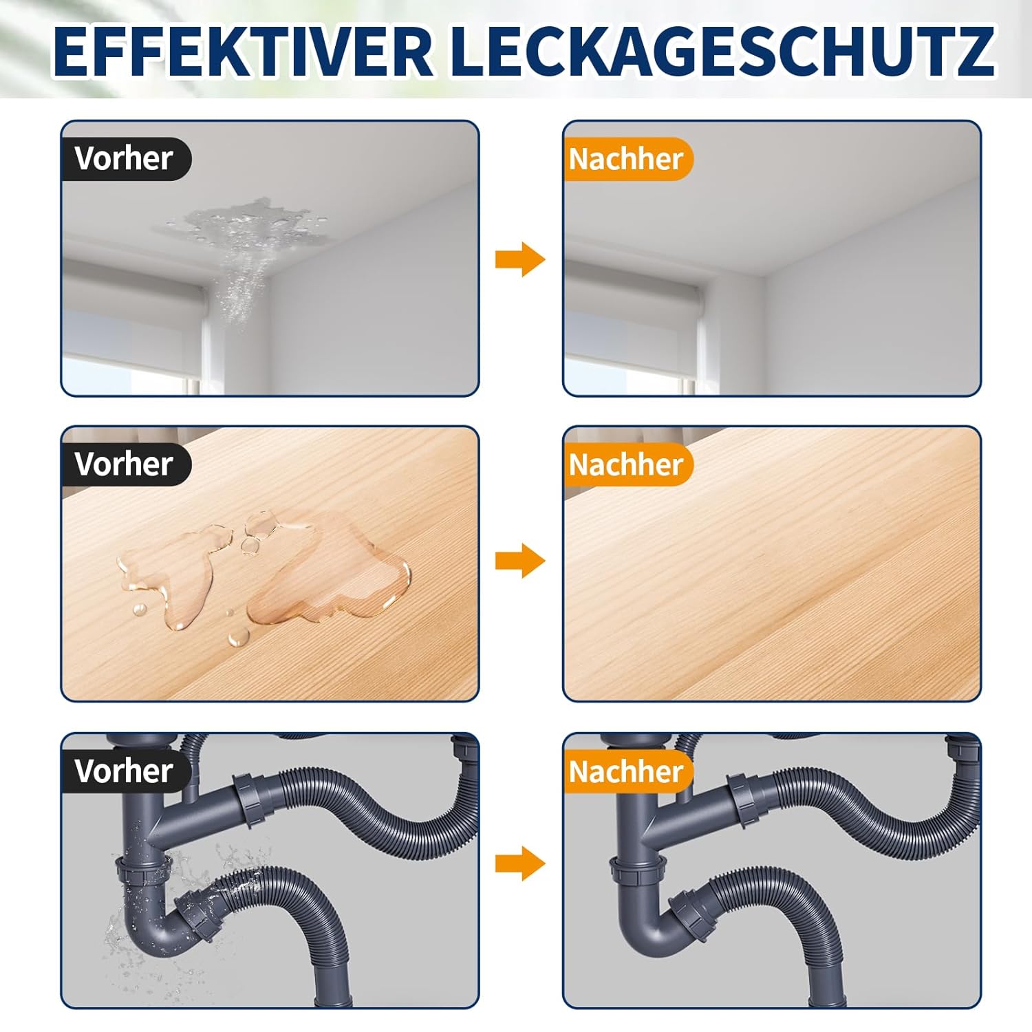 Quadence Invisible Waterproof Coating, Transparent Waterproof Agent Repairing Leak Adhesive for Roofs, Walls, Bathroom, Shower, Window Sills, Indoor & Outdoor Sealant 8 Oz 2 pack