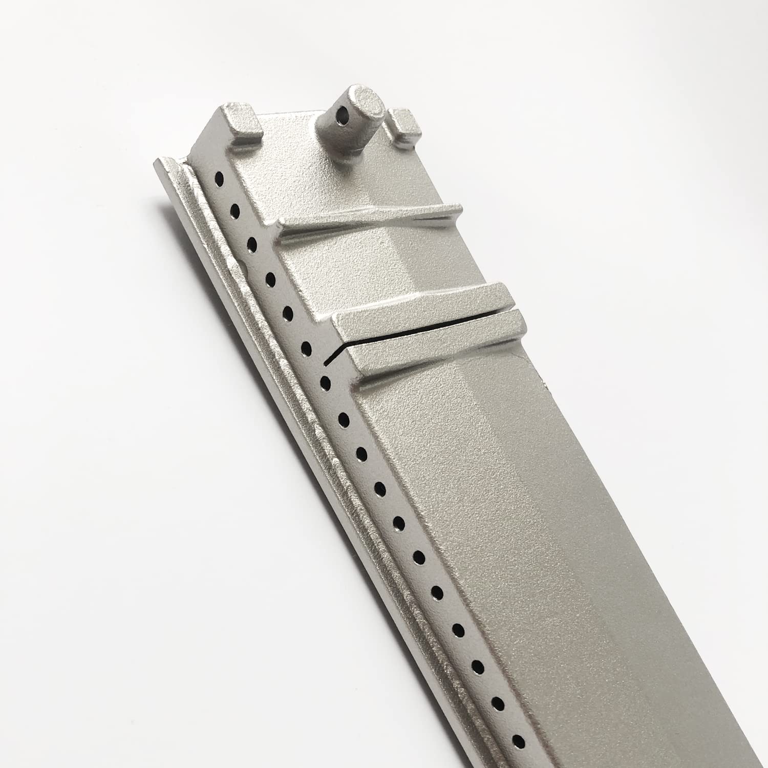 GRILLJOB 1PC Heavy Duty Cast Stainless Steel 304 BBQ Grill Burners Bull BBQ Replacement Parts for Cal Flame Aussie Blaze Jenn AIR Thermos Turbo