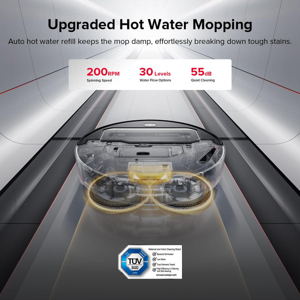 roborock Saros Z70 Robot Vacuum and Mop, OmniGrip Mechanical Arm, AI-Powered, 22,000Pa, 3.14'' Ultra Slim, FlexiArm Riser Technology, AdaptiLift Chassis, Obstacle Avoidance, Multifunctional Dock 4.0