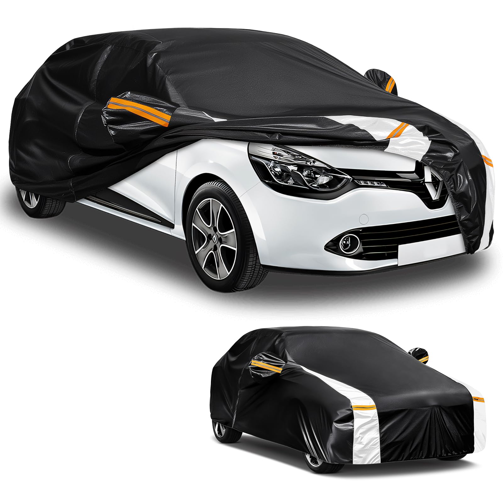 Car Cover Custom Fit for Mini Convertible F57(2016-2023), Car Covers for Outside Storage Waterproof Breathable, Full Cover Outdoor All Weather Protection Rain Sun Dust with Zip and Cotton(Black)