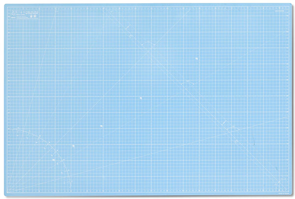 Elan A1 Cutting Mat Blue, 5-Ply Hobby Board for Crafts 90X60 CM, Large Self Healing Cutting Mat A1, Large Craft Board for Sewing & Quilting